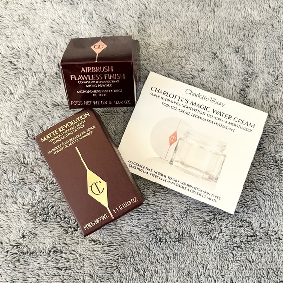 Charlotte Tilbury Other - CHARLOTTE TILBURY Bundle - Magic Cream, Matte Lipstick & Setting Powder